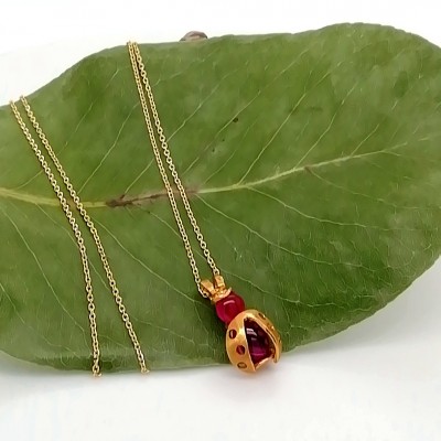 Necklace ladybug