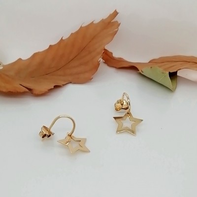 Handmade earrings stars