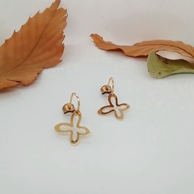 Handmade earrings butterflies