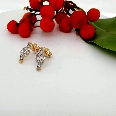 Earrings 14 K - 1042