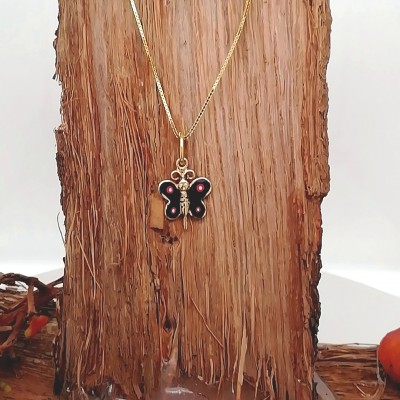 Necklace butterfly-3