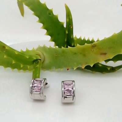 Earrings wide shape - 1136