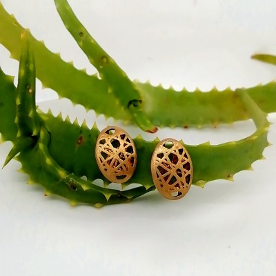 Handmade studded earrings