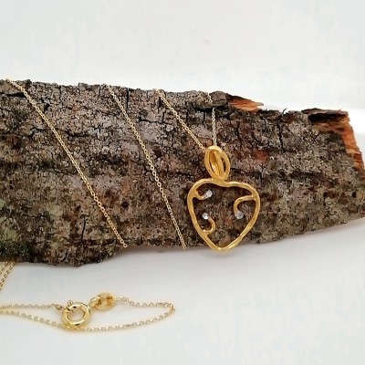 Necklace heart-2