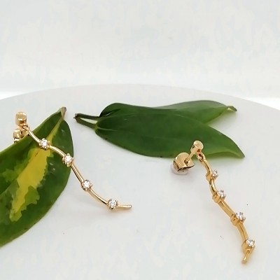 Earrings 14 K - 1295