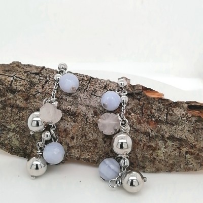 Earrings moonstones