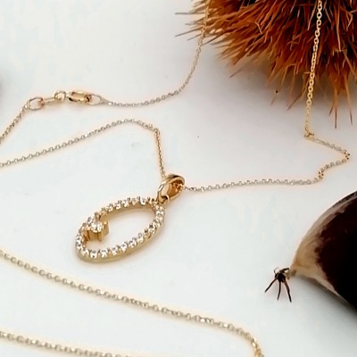 Necklace 14 karats - 1545