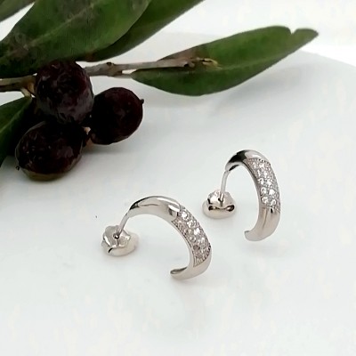 Earrings half ring-2