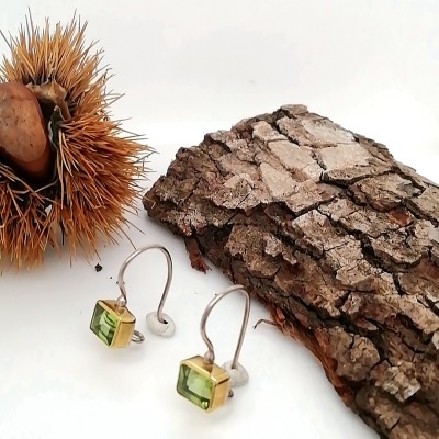 Earrings peridot-2