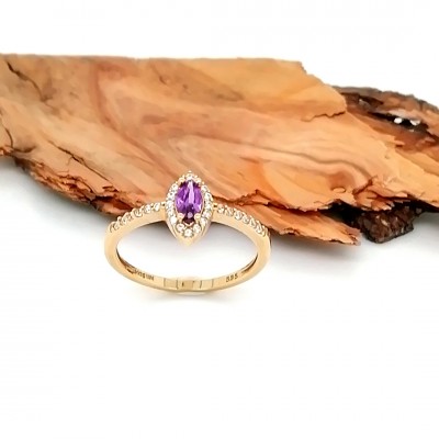 Ring amethystos