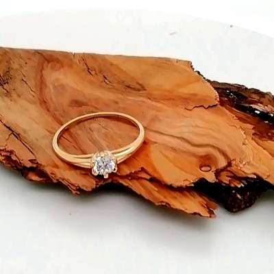 One stone ring 14 k-2