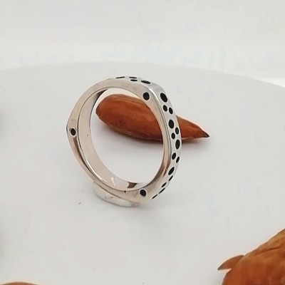 Handmade ring 3 cornes-3