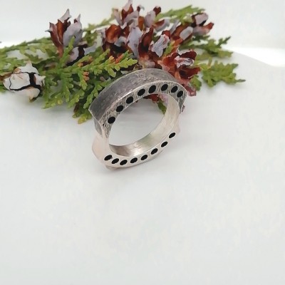 Silver ring 925 (cowboy style)-2