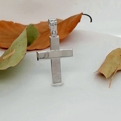 White gold cross