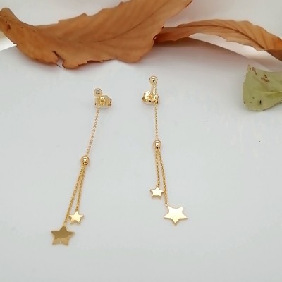 Earrings hanging stars-2