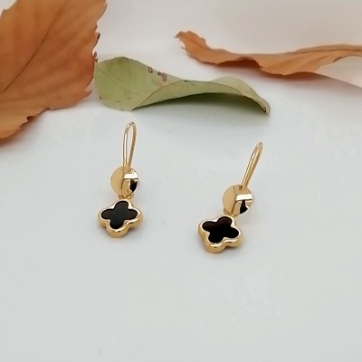 Earrings hanging cross