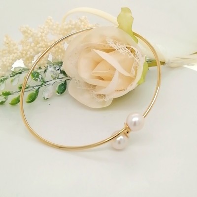 Round bracelet pearls-3
