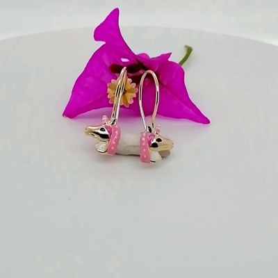 Earrings unicorns