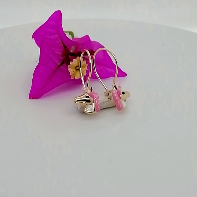 Earrings unicorns - 528