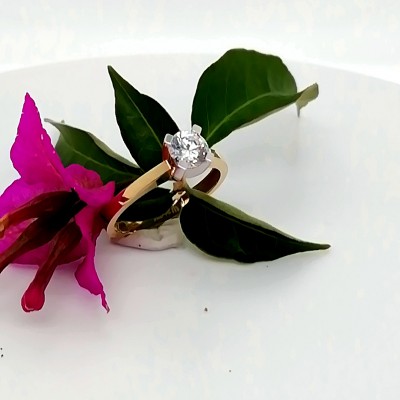 Wedding ring white gold head-3