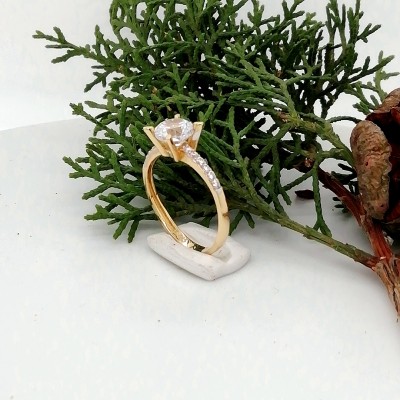 Wedding ring big zircon-3