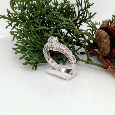 Wedding ring full of zircons-3
