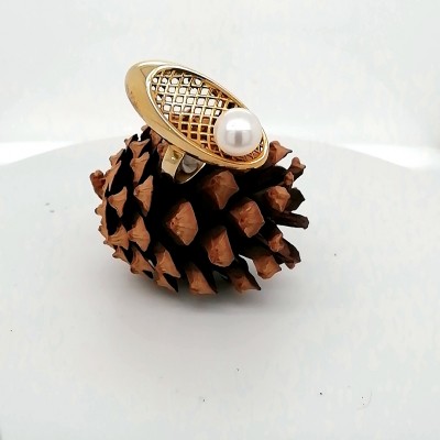 Handmade ring gold plated-2